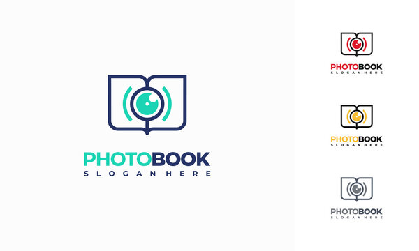 Photo Album Logo Template Design Vector, Photography Book logo designs concept vector