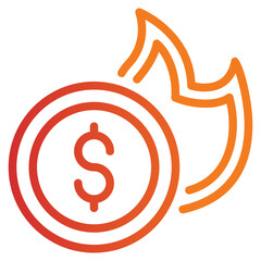 Fototapeta premium Hot Deal Icon