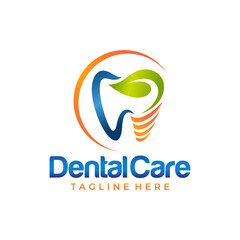 Dental Logo Design. Creative Dentist Logo. Dental Clinic Creative Company Vector Logo.