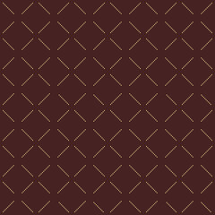 Geometric dotted brown and golden vector pattern. Seamless abstract modern texture for wallpapers and backgrounds