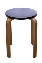 Wooden chair isolated.