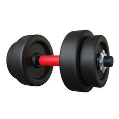 3d dumbbell illustration