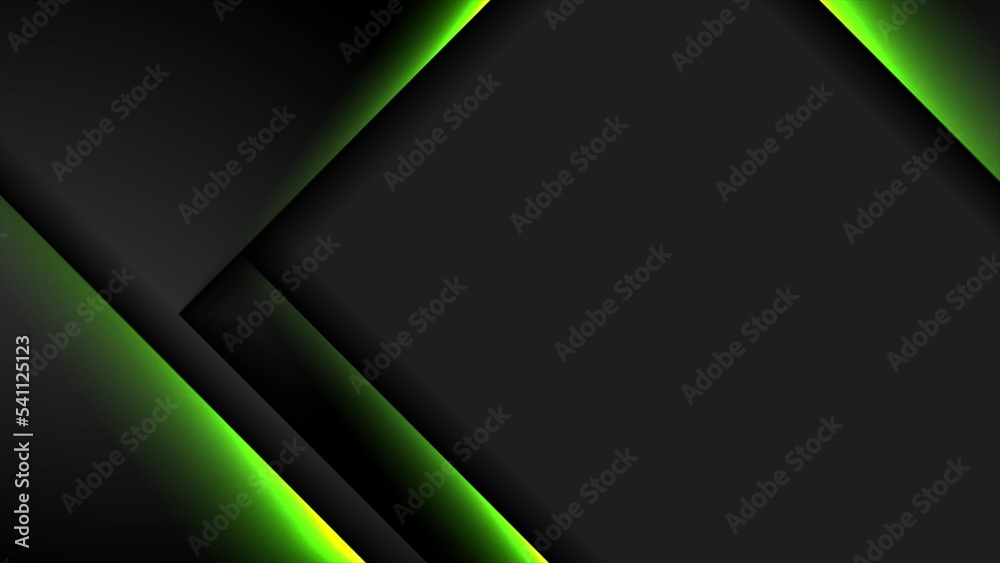 Poster black tech abstract background with neon laser lines