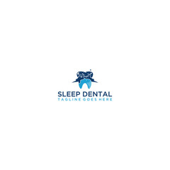 Sleep Dental Logo Design .