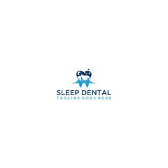 Sleep Dental Logo Design .