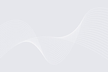 Abstract line wave white background. Modern wavy line abstract background
