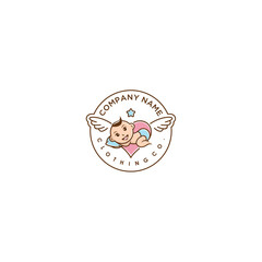 Baby Clothing Creative Logo Design
