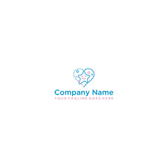 Fototapeta na wymiar Baby Clothing Creative Logo Design
