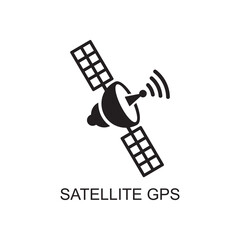 satellite gps icon , communication icon