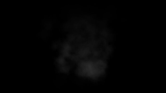 Vapor Smoke Effect - Realistic Animation Loop - Alpha Channel