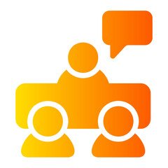 consulting gradient icon
