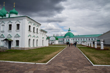 Fototapeta na wymiar Trinity Alexander-Svirsky Monastery. Staraya Sloboda village, Leningrade region, Russia
