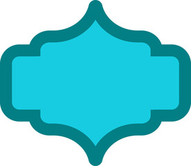 blank label badge illustration