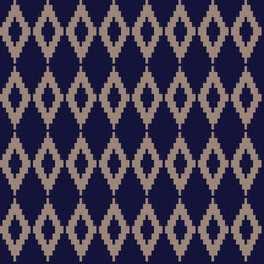 Argyle Fair Isle Seamless Pattern Design
