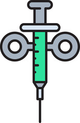 medical syringe icon