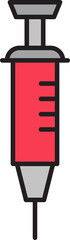 medical syringe icon