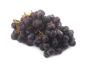 Bunch of grapes isolated on white 