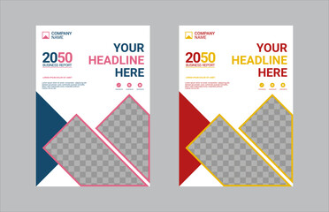 Creative corporate book cover design