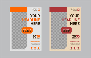 Creative corporate book cover design