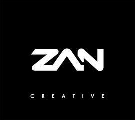 ZAN Letter Initial Logo Design Template Vector Illustration