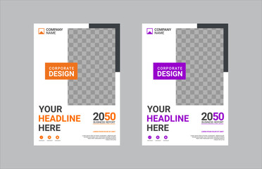 Creative corporate book cover design