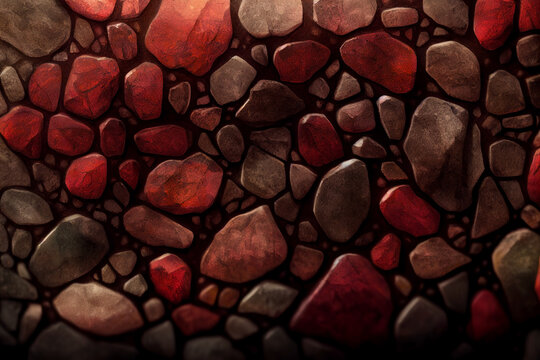 red stone background