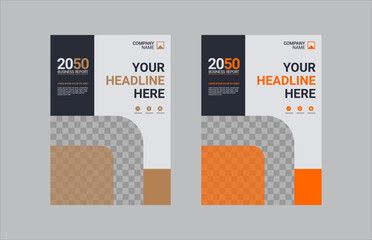 Creative corporate book cover design