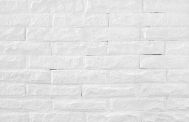 White grey brick wall texture with vintage style pattern for background and design art work.