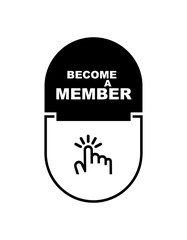 BECOME A MEMBER sign