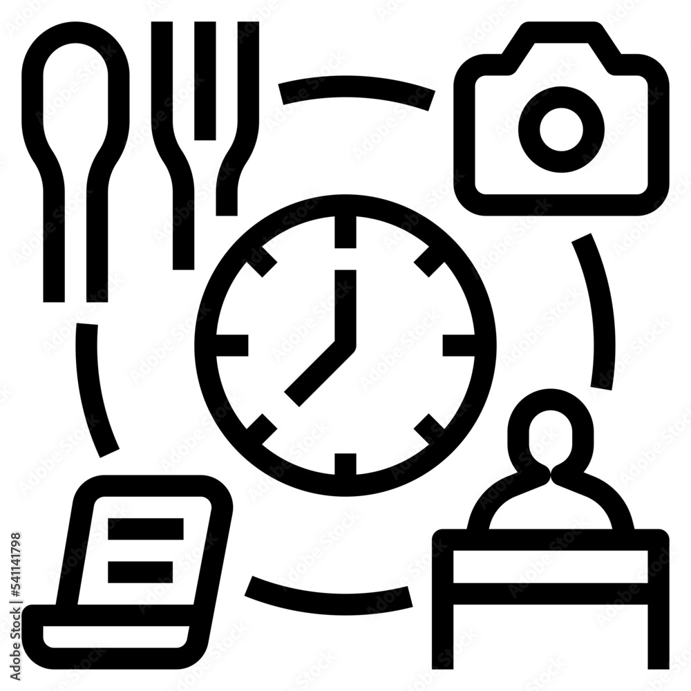 Canvas Prints time management icon