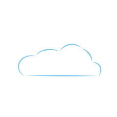 Fototapeta premium cartoon cloud, bright sky, bubble cloud, cloud template