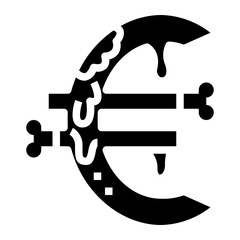 Euro glyph icon style