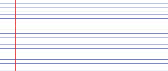 Fototapeta premium Notebook paper pattern, seamless vector illustration. Seamless lined paper.