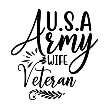 U.s.a Army Wife Veteran