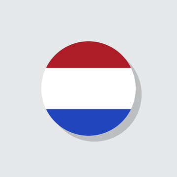 Flag of Netherlands flat icon