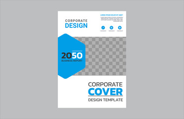 Modern business annual report template