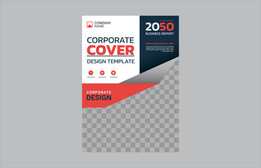 Modern business annual report template