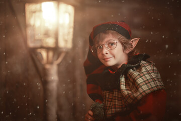 funny elf boy