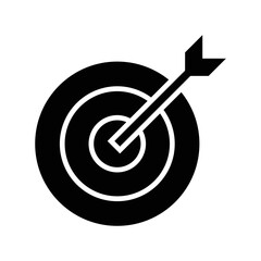 Aim goal vector icon symbol design