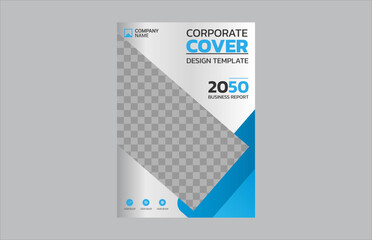 Modern business annual report template