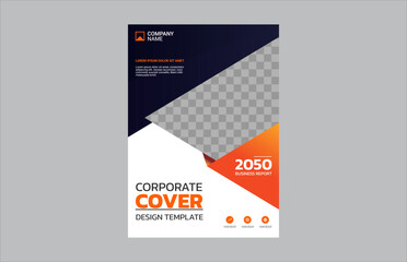 Modern business annual report template