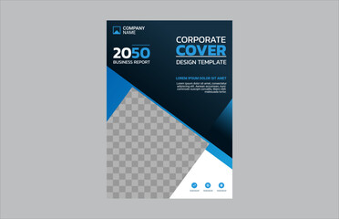 Modern business annual report template