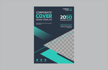 Modern business annual report template