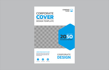 Modern business annual report template