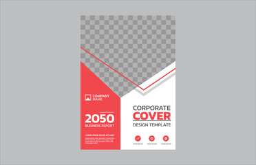 Modern business annual report template