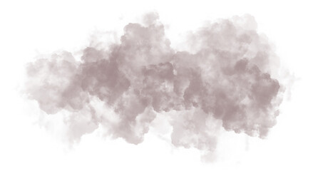 realistic isolated cloud on the transparent background