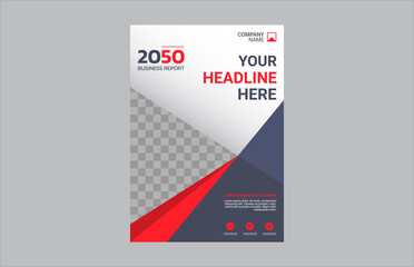 Creative corporate book cover design