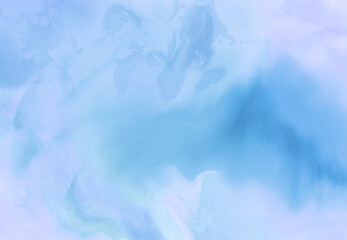 Elegant banner template design with blue paint.