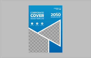 Creative corporate book cover design