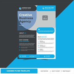 Professional Flyer Design - Business Flyer Template, event flyer, vector flyer template,cover modern layout, poster, marketing agency poster , brochure cover design layout - A12
